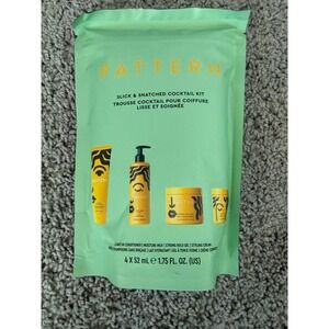 Pattern Beauty Slick & Snatched Cocktail Kit 4pc Travel Set for Curly Coily Hair